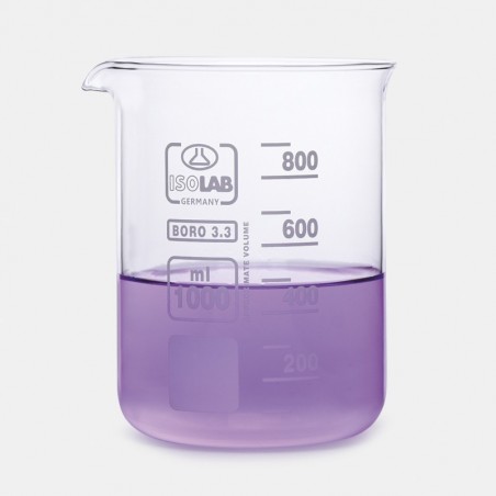 İsolab Beher - Cam - Kısa Form - 5000 Ml