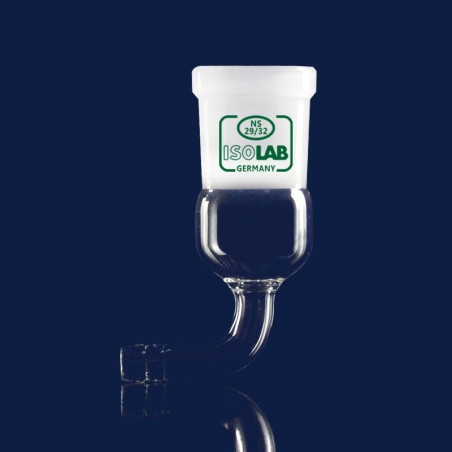 İsolab Adaptör - Nozül - Eğimli - Musluksuz - Çap 8 Mm - Erkek Şilif : Ns 14/23