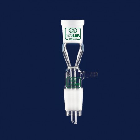 İsolab Adaptör - Alım - Vakum İçin - Düz - Dişi Şilif : Ns14/23 - Erkek Şilif : Ns14/23