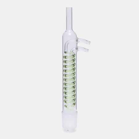 İsolab Soğutucu- Dimroth - Soxhlet İçin - 70 Ml - Erkek Şilif : Ns 34/35 - Cam Yan Kol