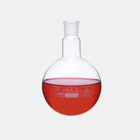 İsolab Balon - Cam - Dibi Yuvarlak - Şilifli - 250 Ml - Ns24/29