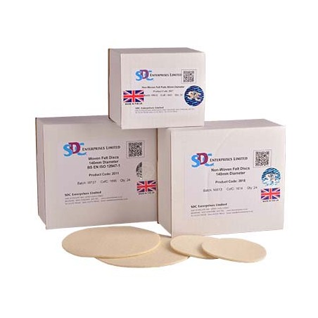 SDC Martindale Keçesi "Non-woven" - Çap:90mm