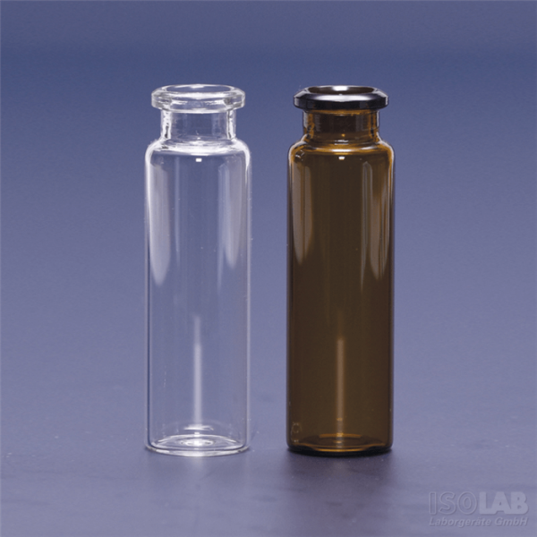 Vial - Crimp Kapak - N20 - 22,5X75,5 mm - 20 Ml - Amber (100 Adet)