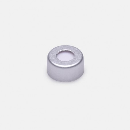 Crimp Kapak + Septa - Silikon / Ptfe - Yarıksız- N11 Crimp Vial İçin (100 Adet)