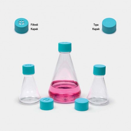 Erlen - Petg - 500 Ml - Düz Kapaklı (12 Adet)