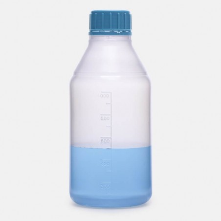 Şişe - Iso - Vida Kapaklı - Orta Boyun - P.P - Şeffaf - 1000Ml (50 Adet)