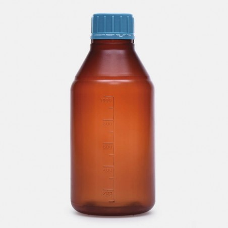 Şişe - Iso - Vida Kapaklı - Orta Boyun - P.P - Amber - 2000Ml (50 Adet)