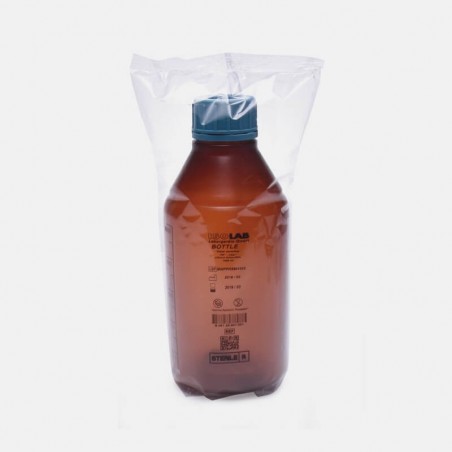 Şişe - Iso - Vida Kapaklı - Orta Boyun - P.P - Amber - 2000Ml - Steril (50 Adet)