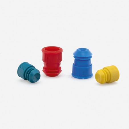Tup Tıpası - Flanj - 12/13 mm Tupler İçin - Şeffaf (100 Adet)