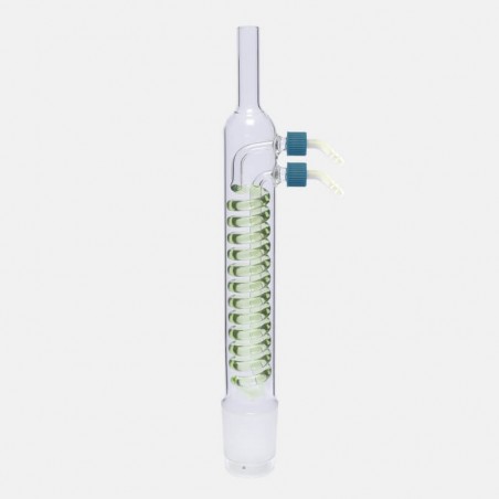 Soğutucu- Dimroth - Soxhlet İçin - 100/250 Ml - Erkek Şilif : Ns 45/40 - P.P Yan Kol