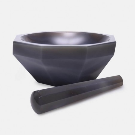 Havan - Agat - Tokmağı İle - Çap 125 mm - Standart Form