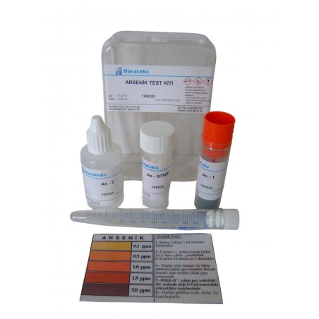 Norateks Arsenik Test Kiti ( 0,1 – 0,5 – 1 – 1,5 – 3 )