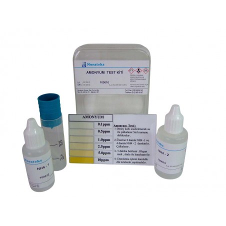 Norateks Amonyum Test Kiti (0,1 – 0,5 – 1 – 2,5 – 5 – 10)